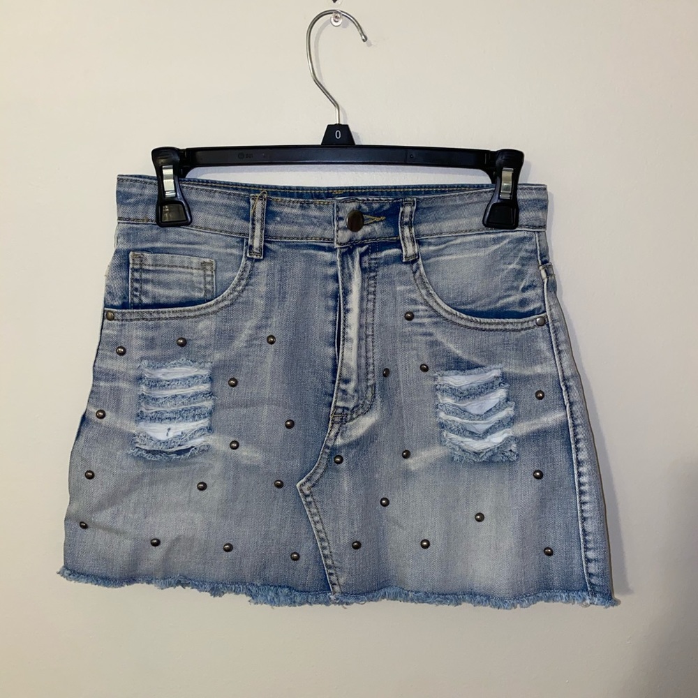 Detailed Mini Skirt